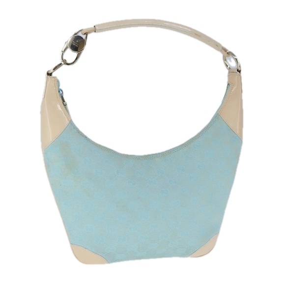 Gucci Hobo Blue Canvas shoulder - Picture 1 of 10
